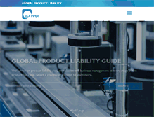 Tablet Screenshot of dlapiperproductliability.com